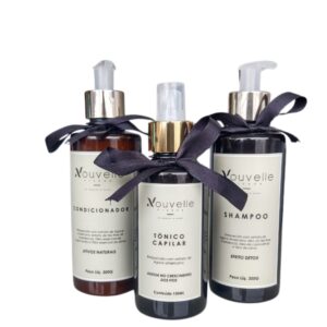 Kit Shampoo, Condicionador e Tônico Capilar Nouvelle Visage